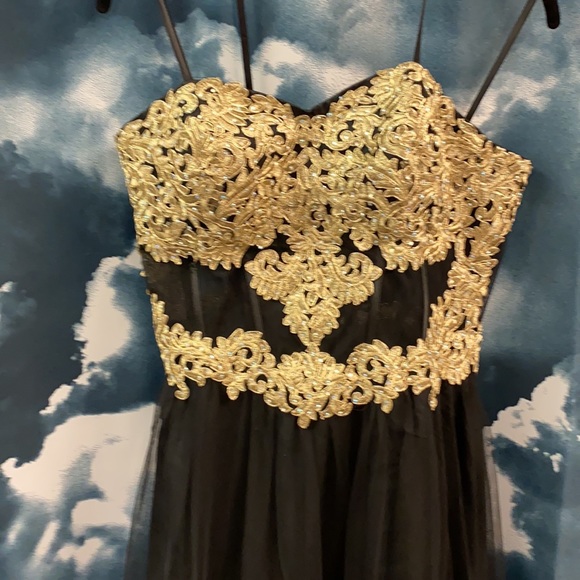 BA Nites Corset Gown Lace Up Back - Picture 9 of 16